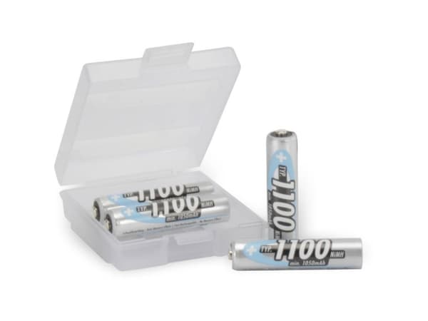 Ansmann HR03 +Box Genopladeligt AAA-batteri NiMH 1050 mAh 1.2 V 4 stk