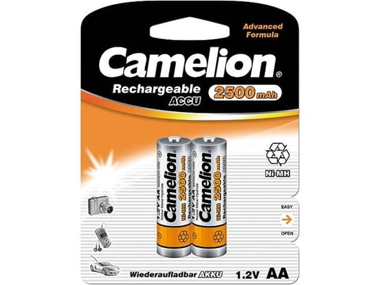 Camelion NH-AA2500-BC2 - Batteri 2 x AA-type - NiMH - (oppladbart) - 2500 mAh