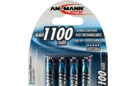 ANSMANN Micro - Akku 4 x AAA - NiMH - (ladattava) - 1100 mAh