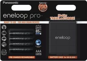 Panasonic eneloop pro BK-4HCDEC4BE - Batteri 4 x AAA - NiMH - (oppladbart) - 930 mAh
