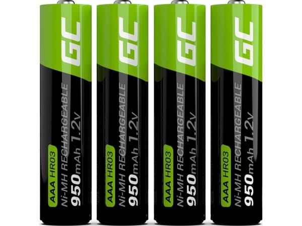 Green Cell HR03 - Batteri 4 x AAA - NiMH - (oppladbart) - 950 mAh