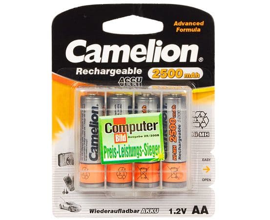 Camelion NH-AA2500-BC4 - Batteri 4 x AA-type - NiMH - (oppladbart) - 2500 mAh