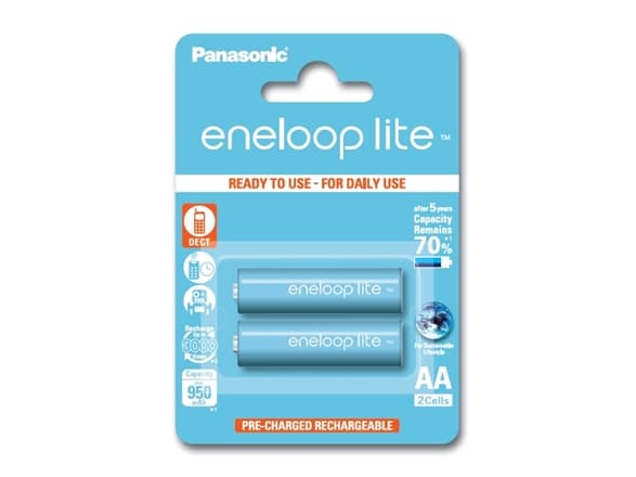Panasonic eneloop lite BK-3LCCE - Batteri 2 x AA-type - NiMH - (ladbare) - 950 mAh