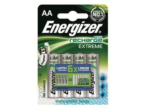 Energizer Recharge Extreme - Batteri 4 x AA-type - NiMH - (ladbare) - 2300 mAh