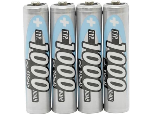 ANSMANN Energy Micro - Batteri 4 x AAA - NiMH - (ladbare) - 1000 mAh
