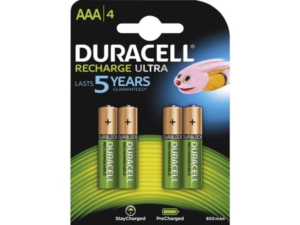 Duracell StayCharged - Akku 4 x AAA - NiMH - (ladattava) - 800 mAh