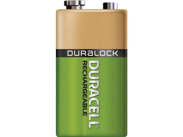 Duracell Ultra batteri 9V - 170mAh, genopladeligt