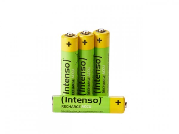 Intenso HR03 NiMH Energy Eco 1000mAh 4er Blister - Mikro (AAA) - 1000 mAh, Oppladbart batteri, AAA, Nikkel-metallhydrid (NiMH), 1,2 V, 4 stk, 1000 mA