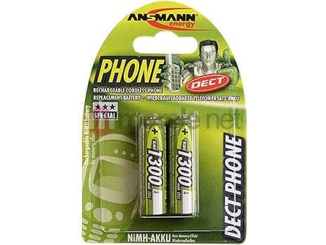 ANSMANN Mignon - Batteri AA-typ - NiCd - (uppladdningsbara) - 1300 mAh