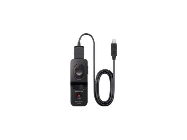 Sony RM-VPR1 - Fjärrkontroll - kabel - svart - för Cinema Line ILME-FX3; Handycam FDR-AX43, AX60; VLOGCAM ZV-1G; a1; a7 IV; a7s III; a9 II