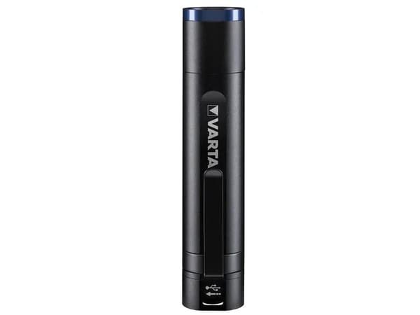 Varta Night Cutter F20R, Käsikokoinen taskulamppu, Musta, Alumiini, Painikkeet, 2 m, IPX4 musta