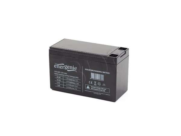 Gembird EnerGenie BAT-12V7.5AH - UPS-batteri - 1 x batteri - 7.5 Ah