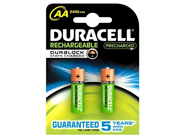Duracell StayCharged - Batteri 2 x AA-type - NiMH - (ladbare) - 2400 mAh