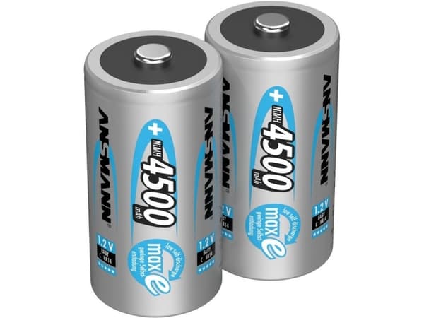 Ansmann 4500mAh maxE, Oppladbart batteri, C, Nikkelmetallhydrid (NiMH), 1,2 V, 1 stykker, 4500 mAh