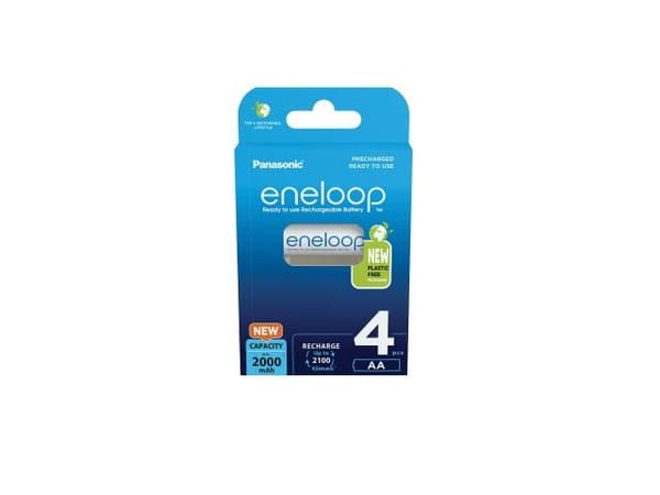 Panasonic Eneloop - Batteri 4 x AA typ - NiMH - (uppladdningsbart) - 1900 mAh