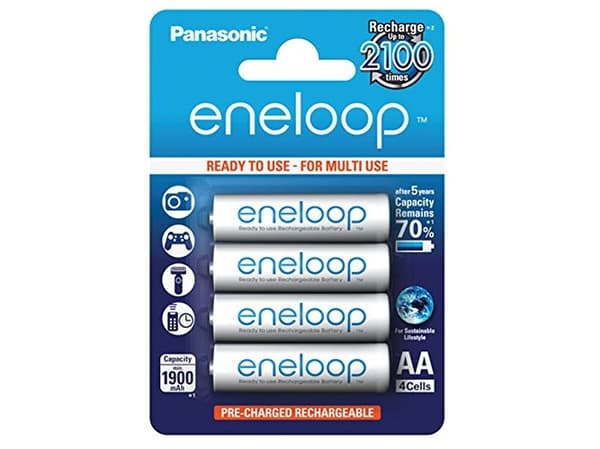 Panasonic Eneloop - Batteri 4 x AA typ - NiMH - (uppladdningsbart) - 1900 mAh