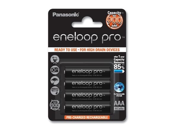 Panasonic Eneloop Pro HR-4UWXB - Batteri 4 x AAA - NiMH - (ladbare) - 930 mAh