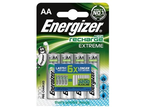 Energizer Accu Recharge Extreme - Paristot 4 x AA tyyppi - (genopladelige) - 2300 mAh