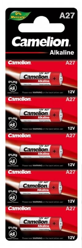 Camelion A27 (27A), fjärrkontrollsbatteri, alkaline, 5-pack