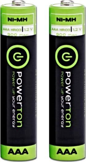 Powerton Akumulator AAA / R03 900mAh 2 szt.