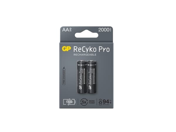Gp ladattava akku 2000Mah Aa Recyko Pro 2Pc 2Pc