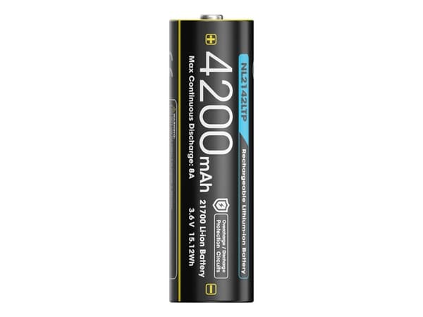 Nitecore NL2142LTP, 4200 mAh, litium-ioni (Li-Ion), 3,6 V, 1 stk