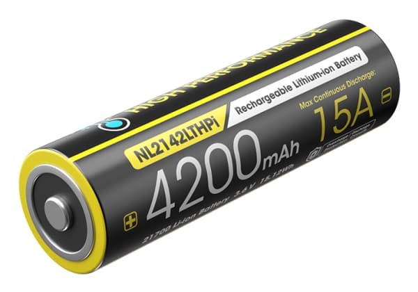 Nitecore NL2142LTHPI, 4200 mAh, 15,12 Wh, Lithium-Ion (Li-Ion), 3,6 V, 1 stk