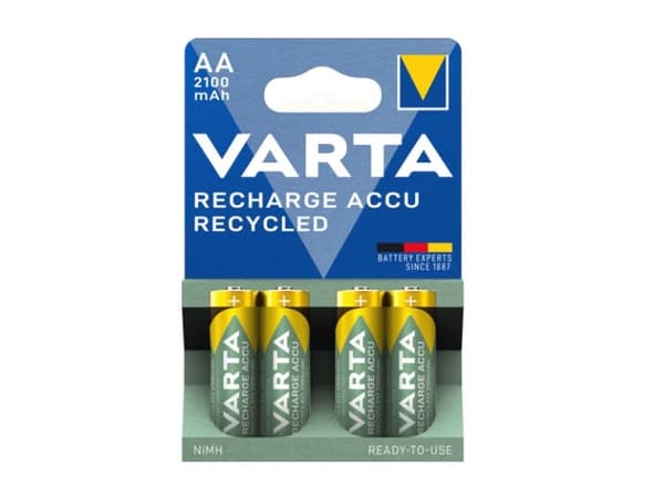 Varta Rechargable Accu - Batteri 4 x AA-type - NiMH - (ladbare) - 2100 mAh
