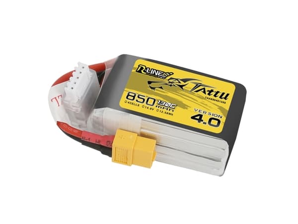Tattu Akumulator Tattu R-Line 850mAh 14.8V 130C 4S1P XT60