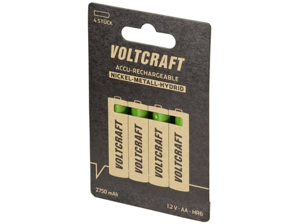 VOLTCRAFT HR6 SE Mignon (AA) batteri NiMH 2750 mAh 1,2 V 4 stk (VC-12322235)