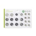 Miniatyrbillede 2 af 4: Nedis Lithium / Alkaline knapcellebatteri Multi Pack | 1.5 / 3 V DC | Alkaline / Lithium | CR1620 / CR2016 / CR2025 / CR2032 / LR43 / LR44 / LR54 | An