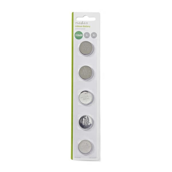 Nedis Lithium knapcellebatteri CR2430 | 3 V DC | 5-Pakke