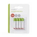 Pikkukuva 2 / 3: Nedis Ladattava Ni-MH-Akku AAA | 1.2 V DC | 950 mAh | Esiladattu | 4 Kpl pakkaus