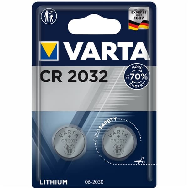 Varta CR2032 3V litium knappcellebatteri