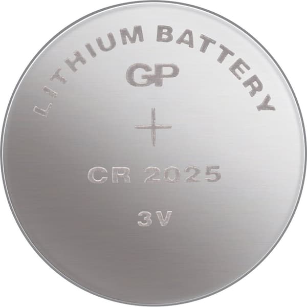 GP knapcelle litium CR2025, 4-pak