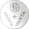 Miniatyrbillede 3 af 3: Varta Lithium knapcellebatteri CR2016 | 3 V DC | 87 mAh | 2-Blister | Sølv
