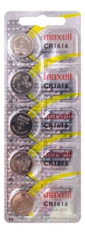 Miniatyrbillede 2 af 2: Maxell Lithium CR1616 5P