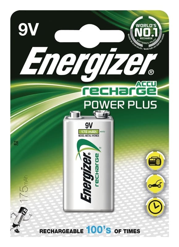 Energizer Ladattava Ni-MH-Akku E | 8.4 V DC | 175 mAh | Esiladattu | 1 - Läpipainopakkaus | 6HR61