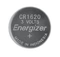 Miniatyrbillede 2 af 3: Energizer Lithium knapcellebatteri CR1620 | 3 V DC | 81 mAh | 1-Blister | Sølv