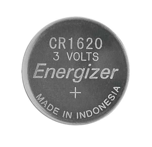 Energizer Lithium knapcellebatteri CR1620 | 3 V DC | 81 mAh | 1-Blister | Sølv