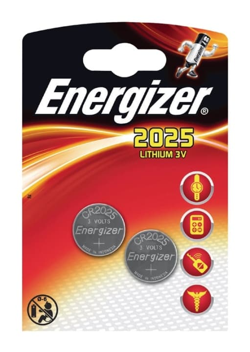 Energizer Knappcellsbatteri CR2025 2-pack (53524833300)