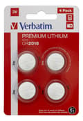 Miniatyrbillede 1 af 2: Verbatim LITHIUM BATTERY CR2016 3V 4 PACK
