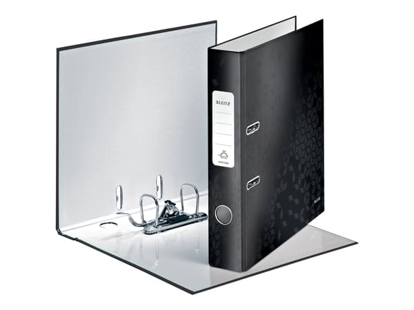 Leitz 180° WOW - Spakbågesfil - ryggbredd: 52 mm - för A4 (210 x 297 mm) - kapacitet: 350 ark - svart