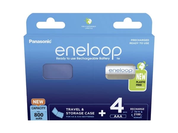 Panasonic eneloop BK-4MCDE - Batteri 4 x AAA - NiMH - (ladbare) - 800 mAh