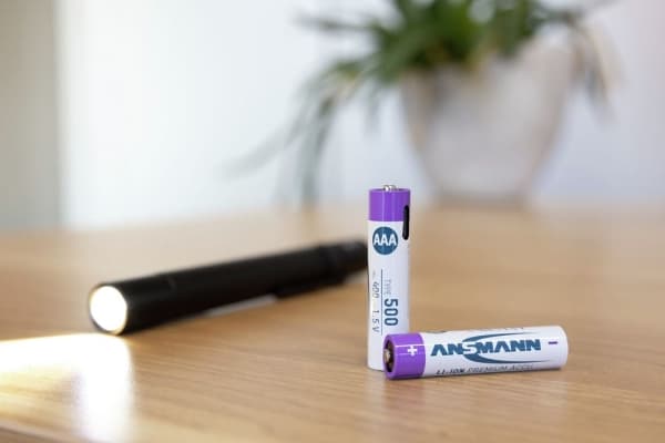 Ansmann 1311-0028, Oppladbart batteri, AAA, Lithium-Ion (Li-Ion), 1,5 V, 4 stykker, 500 mAh