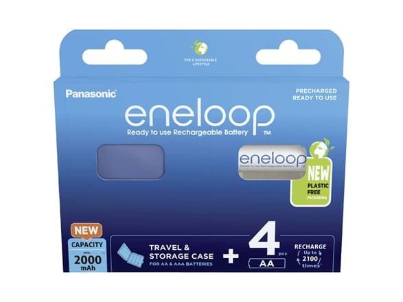 Panasonic eneloop BK-3MCDE - Batteri 4 x AA type - NiMH - (oppladbart) - 2000 mAh