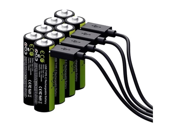 Verico LoopEnergy USB-C ladattava AA-akku litium 1700 mAh 1,5 V 8 kpl