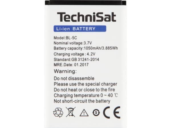 TechniSat erstatningsbatteri for DigitRadio 1/2, TechniRadio RDR/6, SternRadio IR 2 (1002/4997)