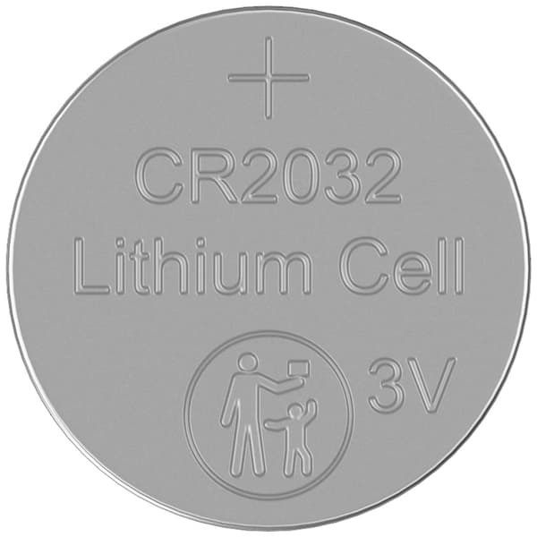tecxus CR2032 batteri, 6 stk. i blisterpakning litium knappcelle, 3 V