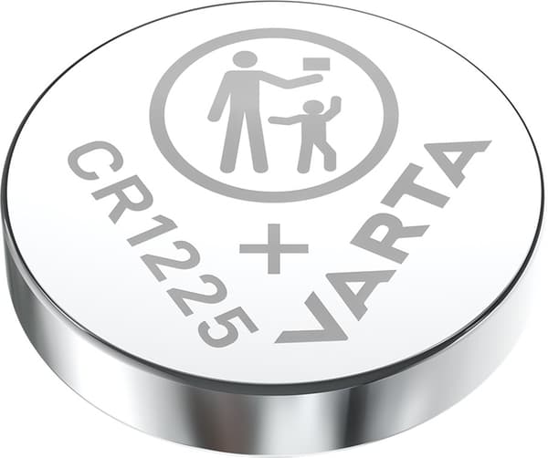 Varta CR1225 (6225) batteri, 1 stk. blister Lithium-knapcelle, 3 V
